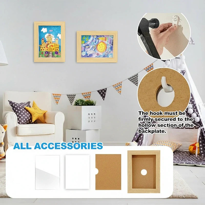 Kids Artwork Display & Storage Frame - A3
