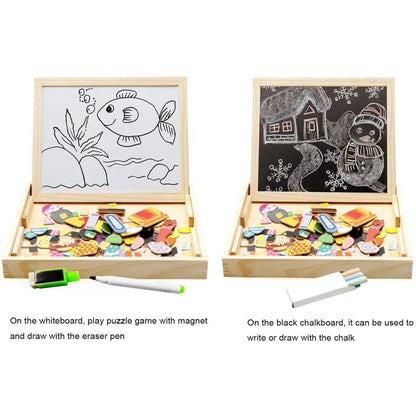 Magnetic Wooden Puzzle Board