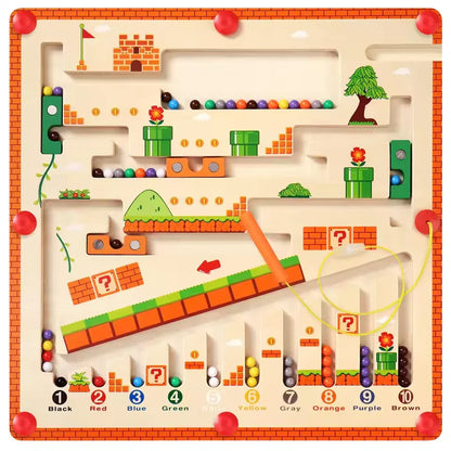 Montessori Magnetic Maze Board