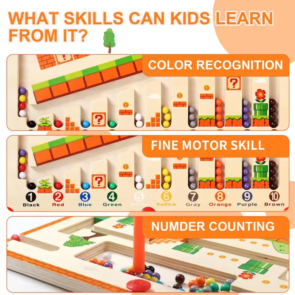 Montessori Magnetic Maze Board