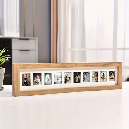 Wooden Photo Frame, Peach Wood Finish, 10/6 Slots