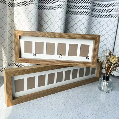 Wooden Photo Frame, Peach Wood Finish, 10/6 Slots