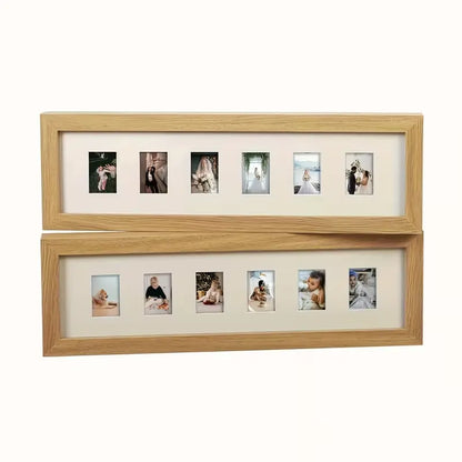 Wooden Photo Frame, Peach Wood Finish, 10/6 Slots
