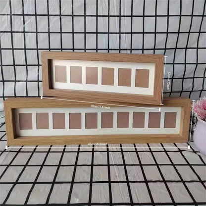 Wooden Photo Frame, Peach Wood Finish, 10/6 Slots