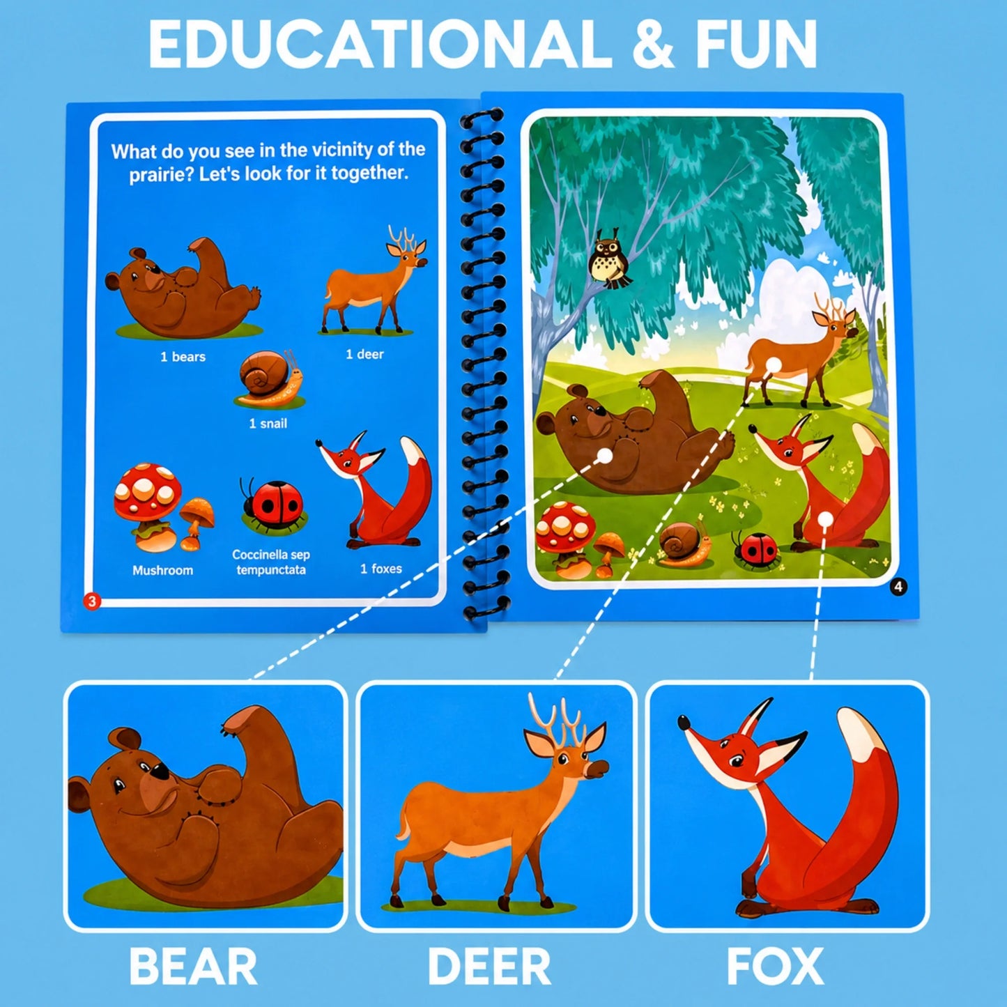 Magic Water Drawing Book