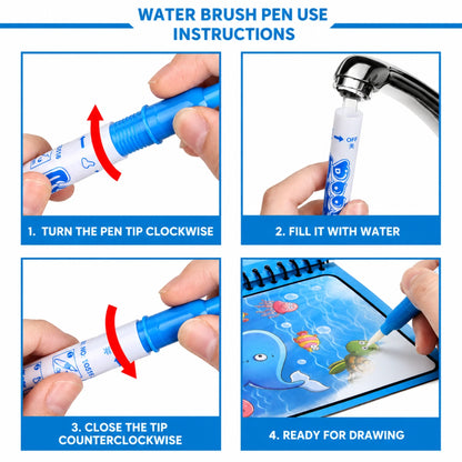 Magic Water Drawing Book