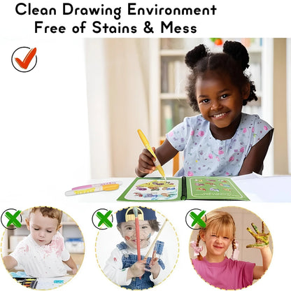 Magic Water Drawing Book
