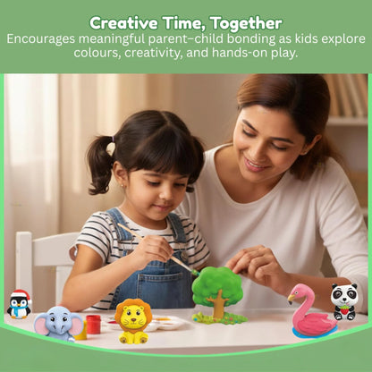 Animal Mould & Paint DIY Craft Kit for Kids