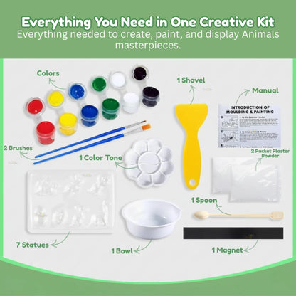 Animal Mould & Paint DIY Craft Kit for Kids