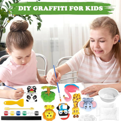 Animal Mould & Paint DIY Craft Kit for Kids