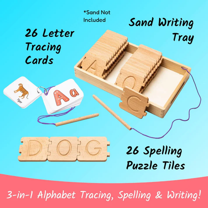 Alphabet Learning Toy with Writing Tray