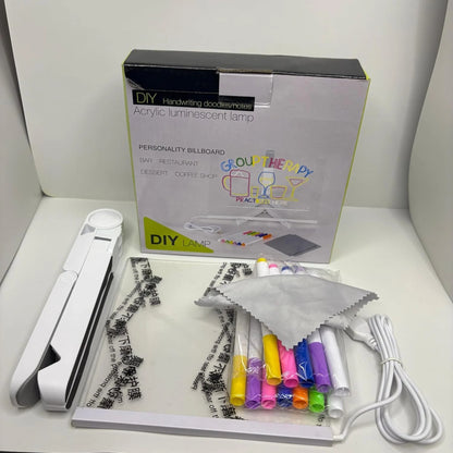 DIY Acrylic LED Writing Lamp