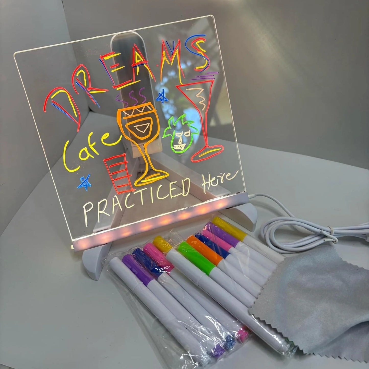 DIY Acrylic LED Writing Lamp