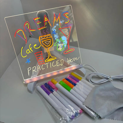 DIY Acrylic LED Writing Lamp