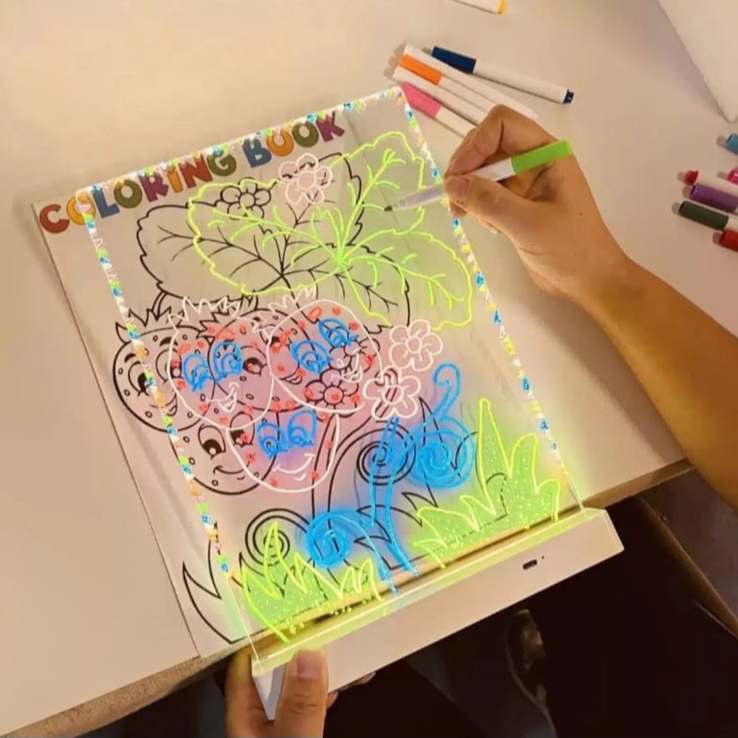 DIY Acrylic LED Writing Lamp