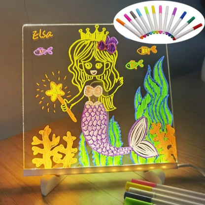 DIY Acrylic LED Writing Lamp