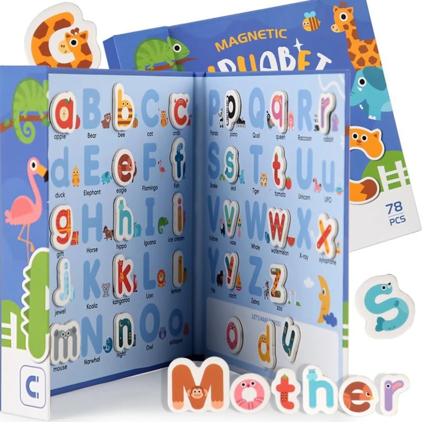 Magnetic Alphabet Letters Book