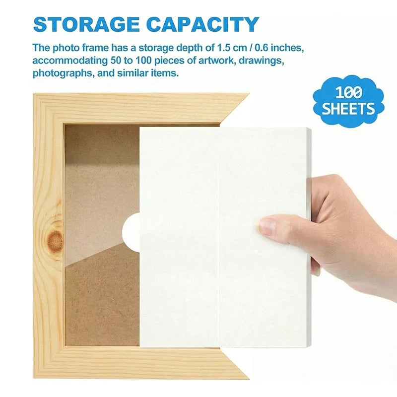 Kids Artwork Display & Storage Frame - A4