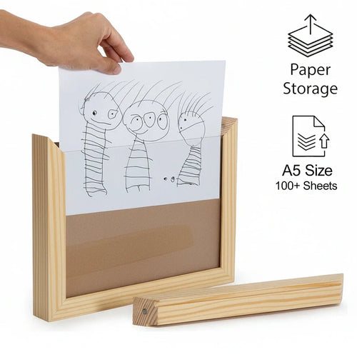 Kids Artwork Display & Storage Frame - A5