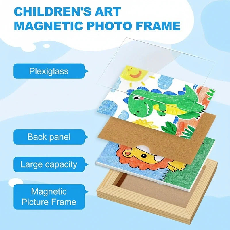 Kids Artwork Display & Storage Frame - A5