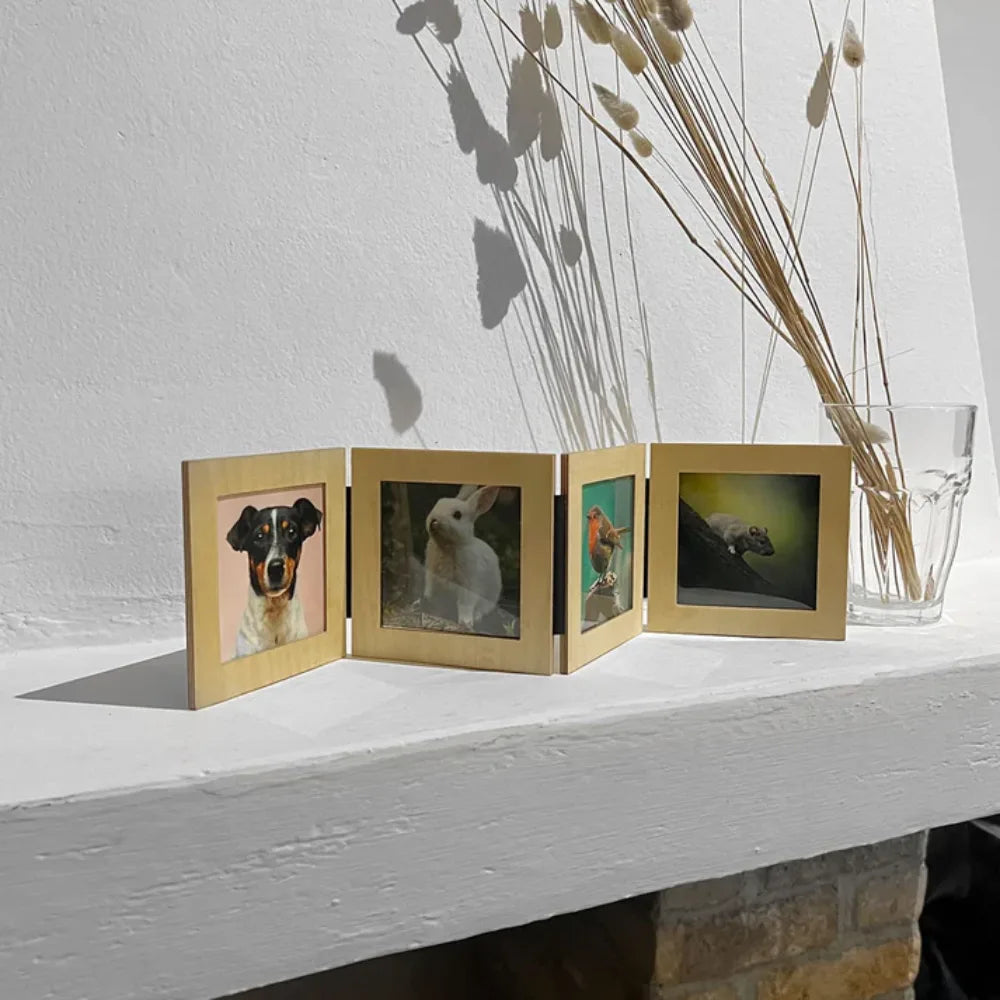 Wooden photo book