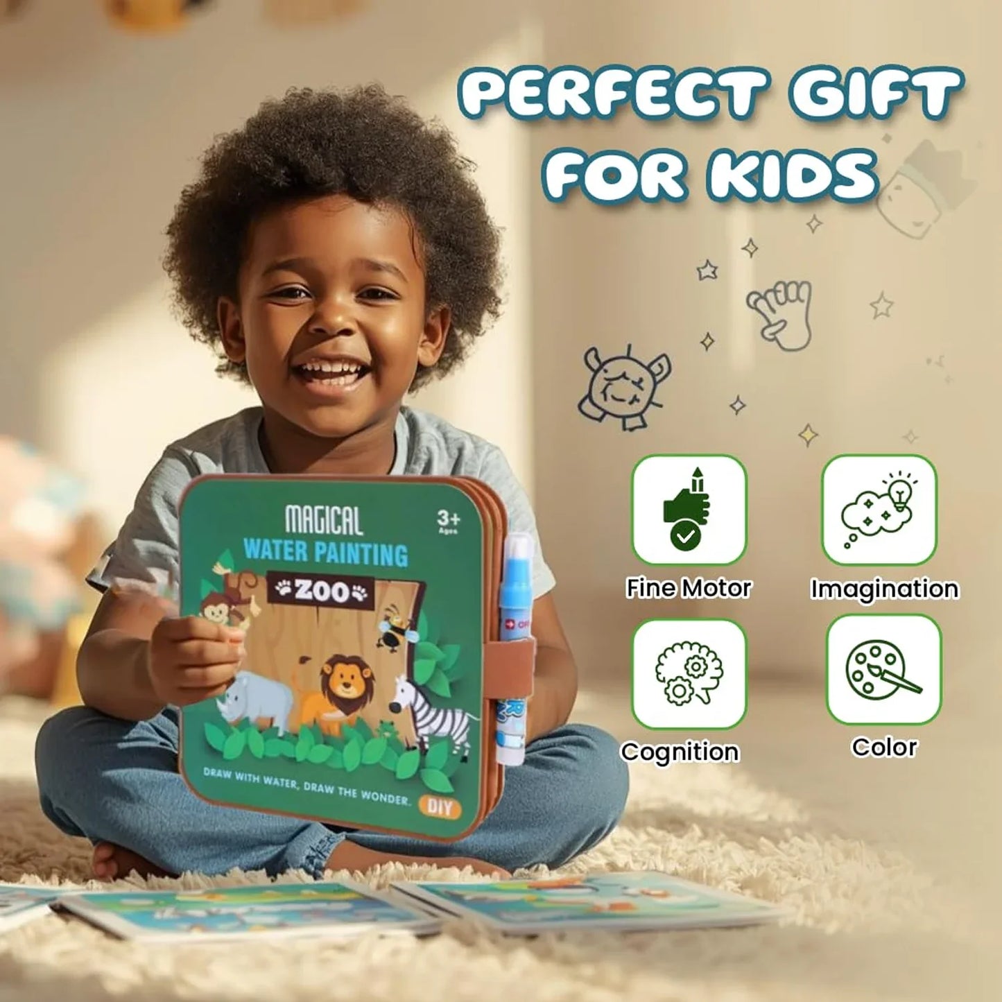 Water Painting Book for Kids