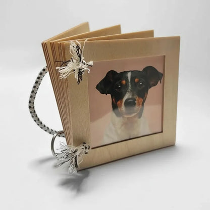 Wooden photo book