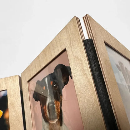 Wooden photo book