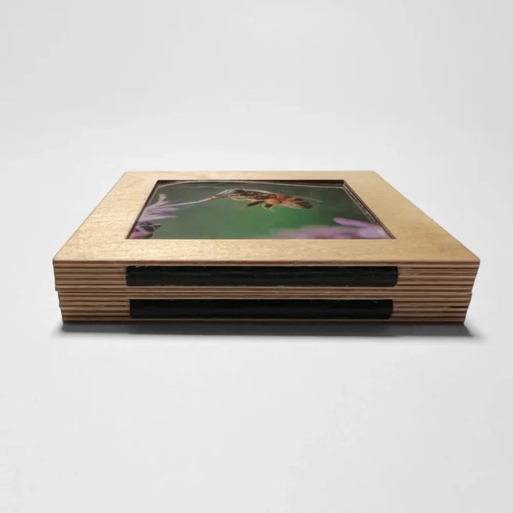 Wooden photo book