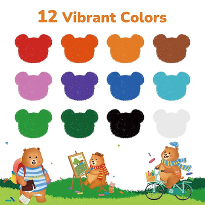 12 Color Twist Crayons